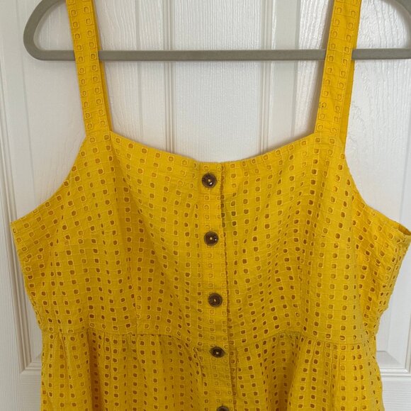 J Crew Yellow Midi Dress - Picture 5 of 6